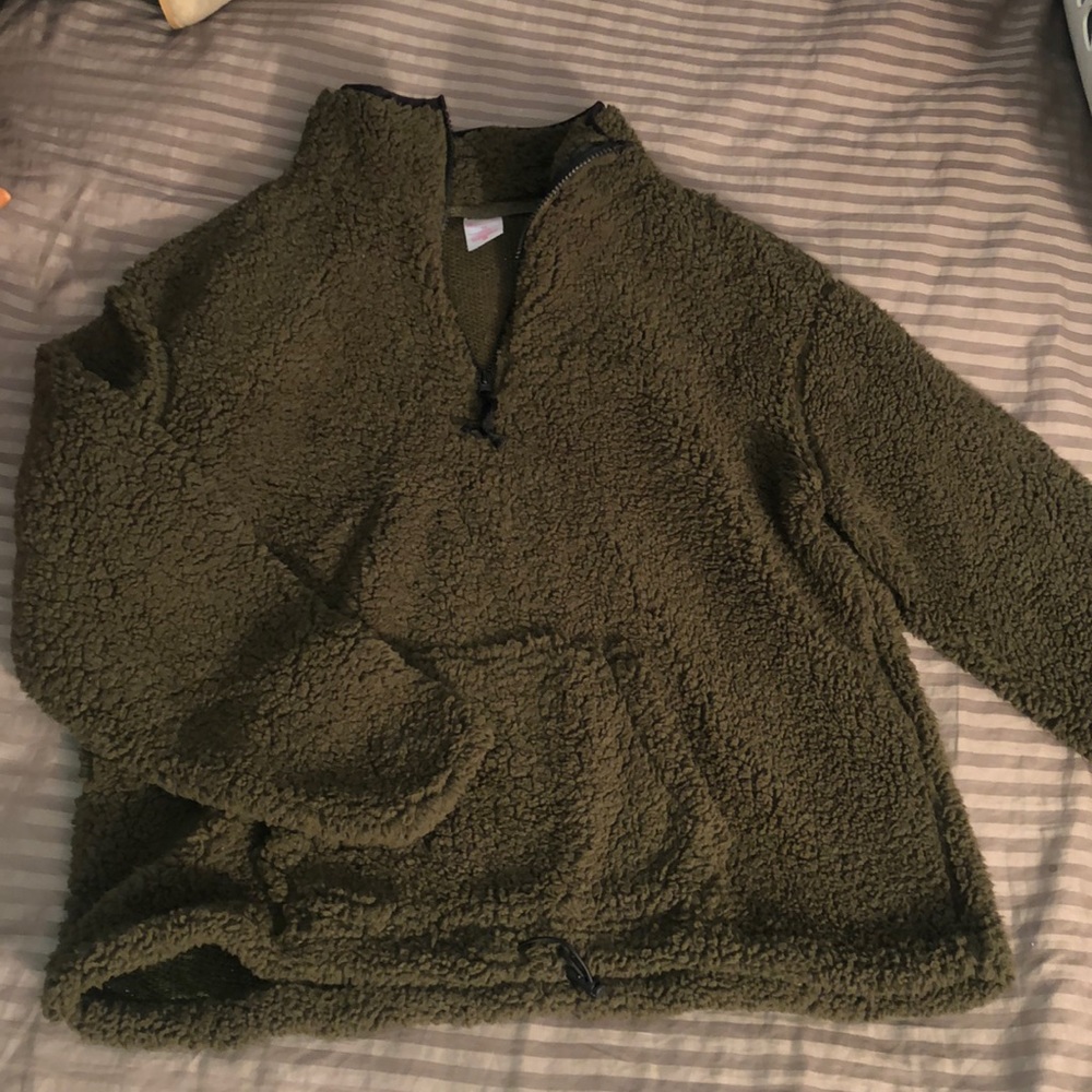 Plus Sherpa pullover